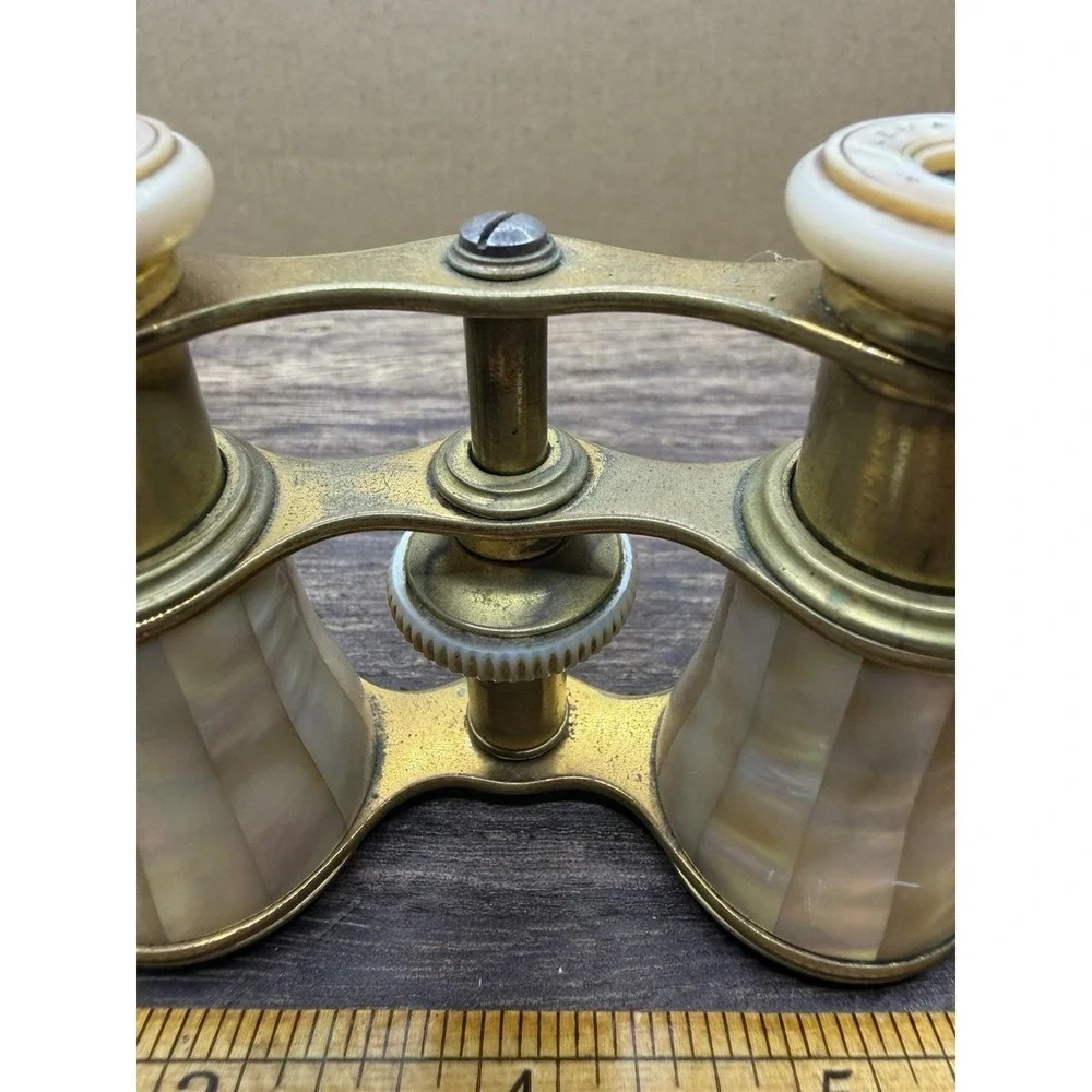 Vintage Mother of Pearl Opera Glasses Lemaire FI Paris - 3.5